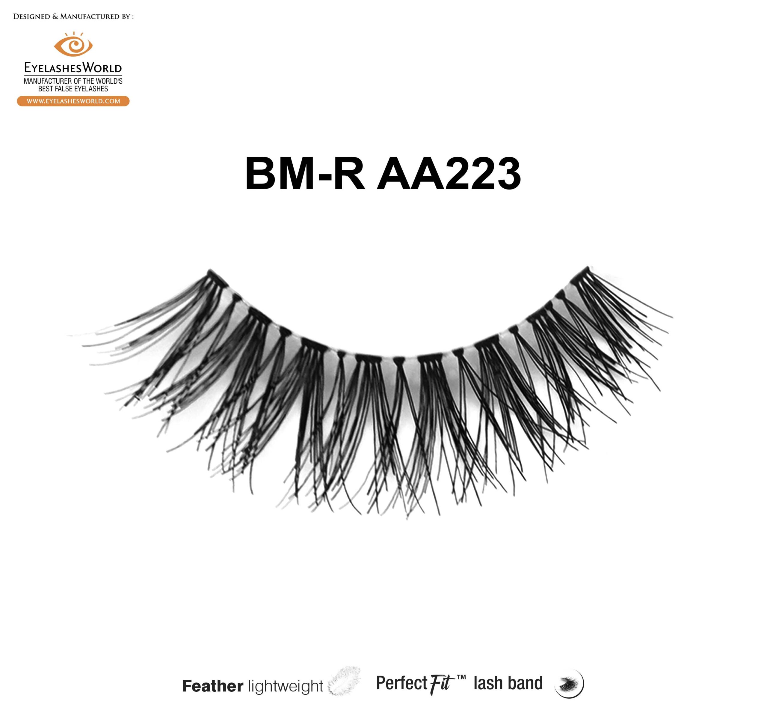 Explore the Elegance of BM-R AA223 Natural Strip Lashes