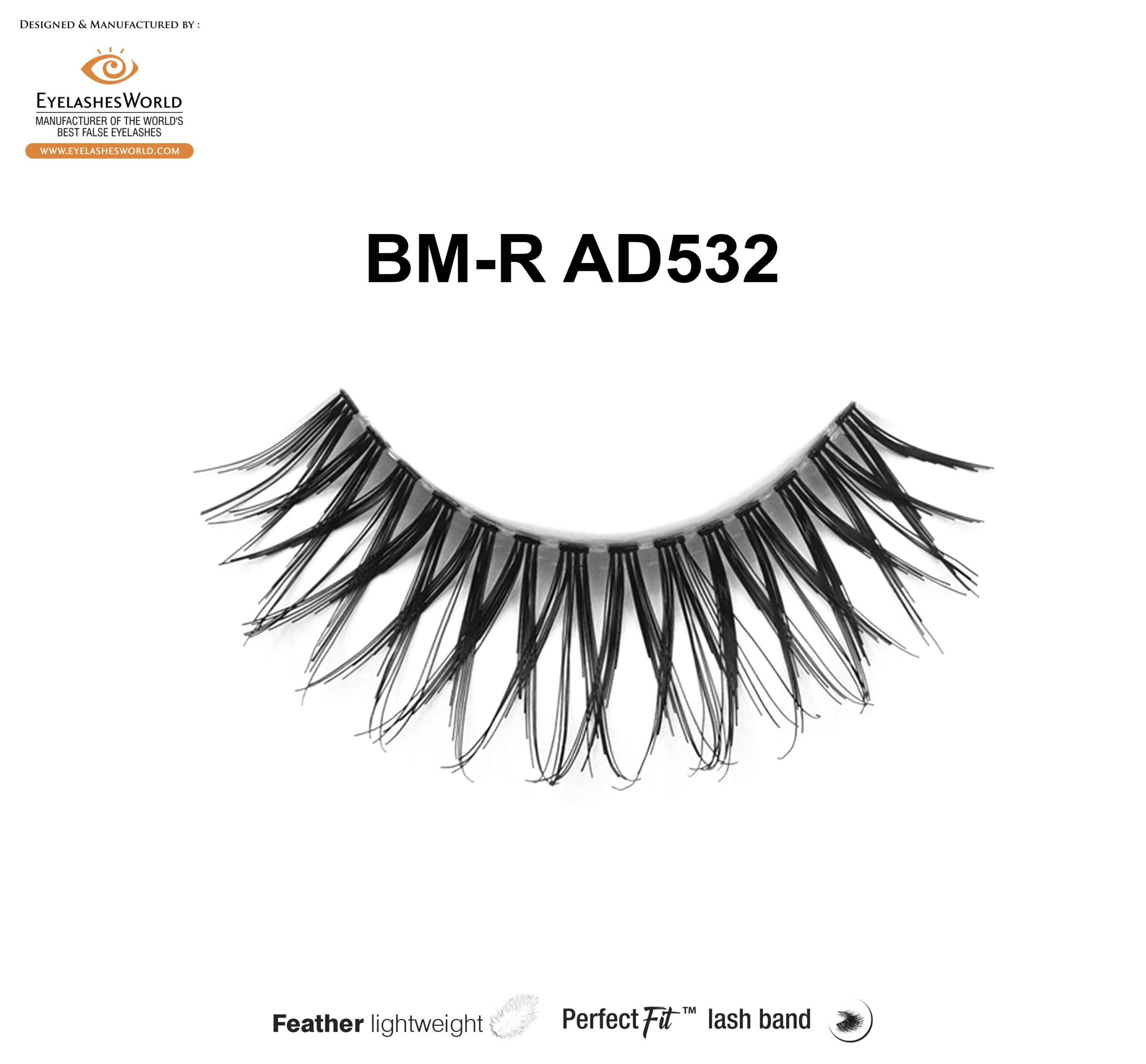 Explore the Elegance of BM-R AD532 Natural Strip Lashes