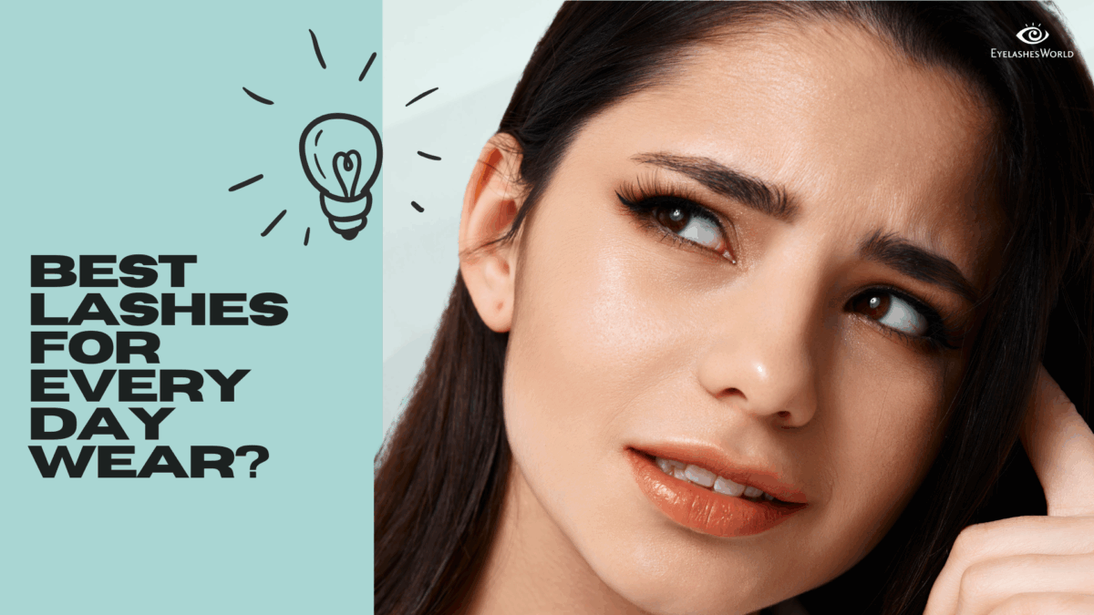 Die besten Wimpern für den Alltag? Kurze Wimpern!