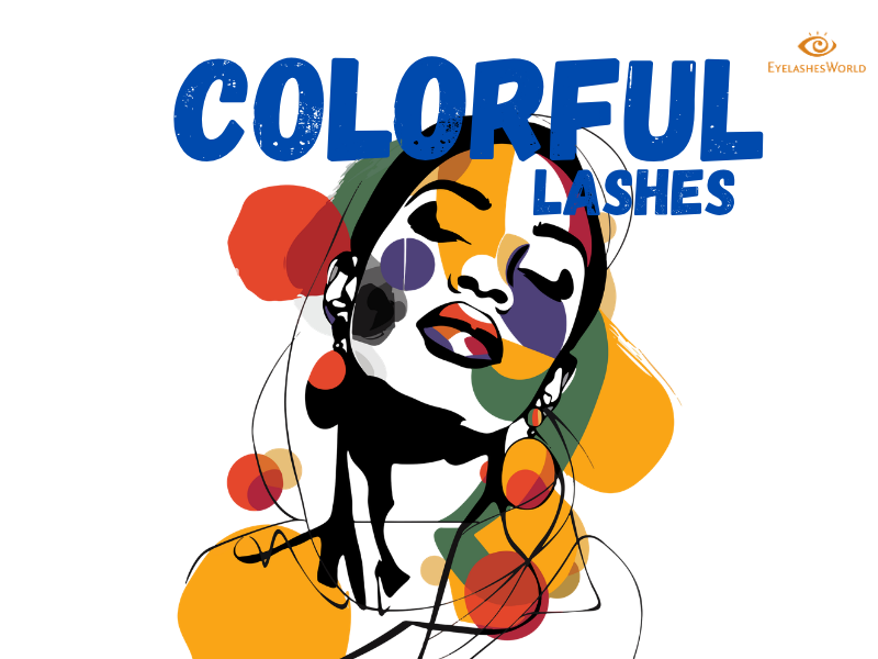 colorful lashes