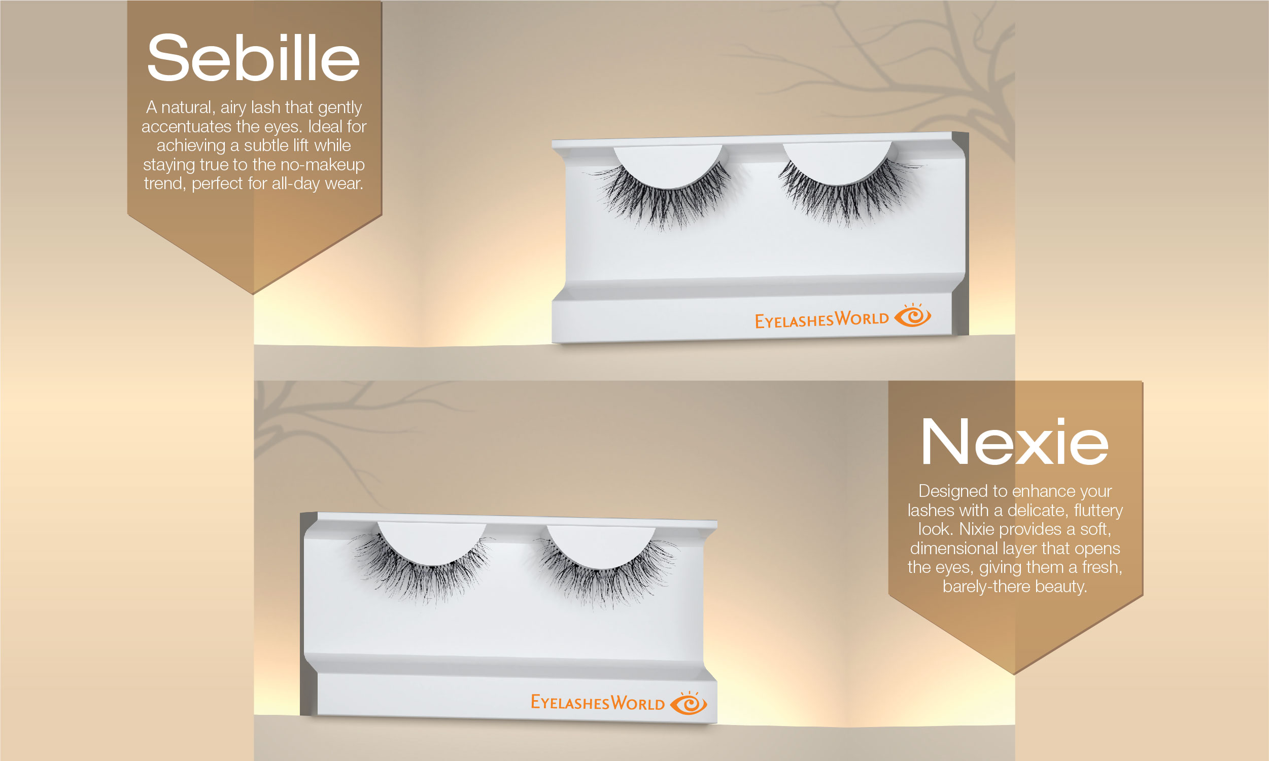 Discover Premium False Eyelashes at EyelashesWorld.com