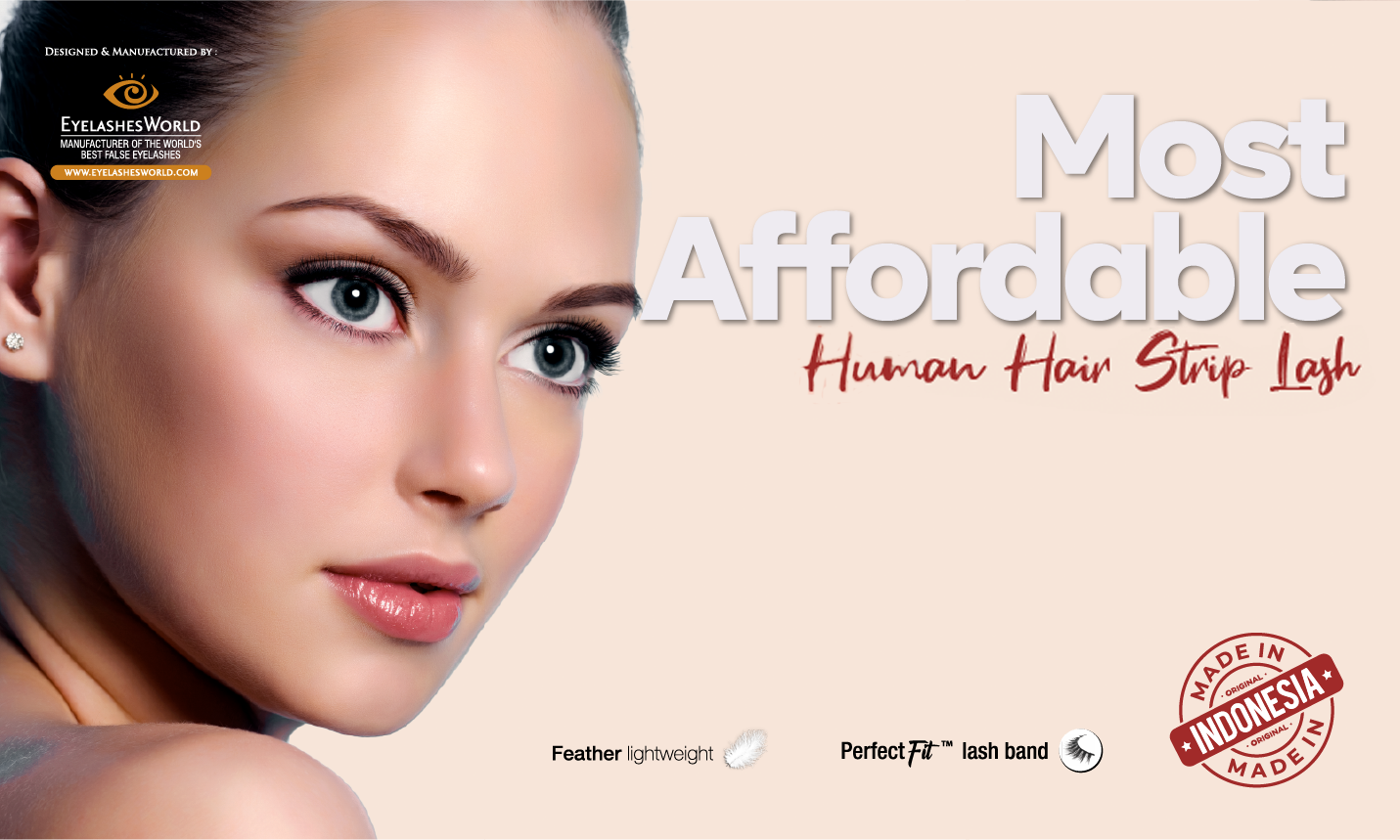 Explore Affordable Human Hair Strip Lashes at EyelashesWorld