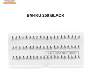 Explore BM-IKU 250 Black: Customizable Flare Individual Lashes